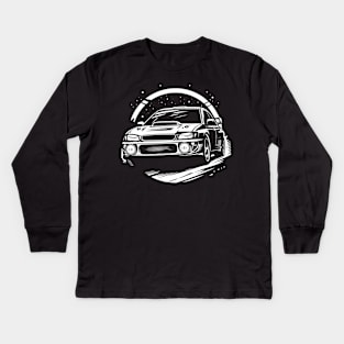 Subaru Impreza STI Rally Car Kids Long Sleeve T-Shirt